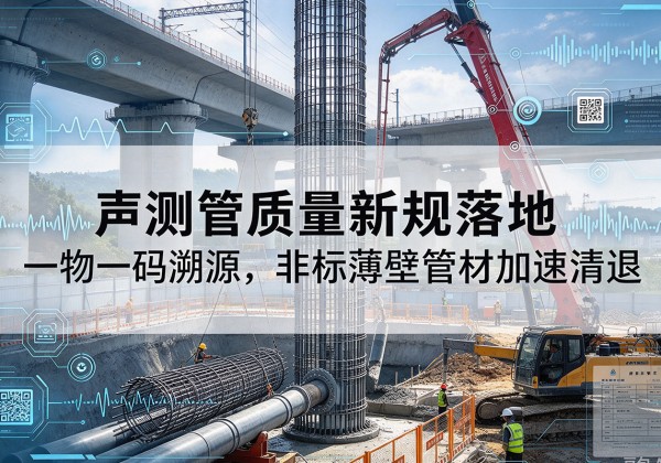 海林声测管质量新规落地，一物一码溯源，非标薄壁管材加速清退